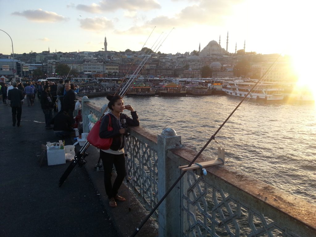 Fishing on Galata Bridge